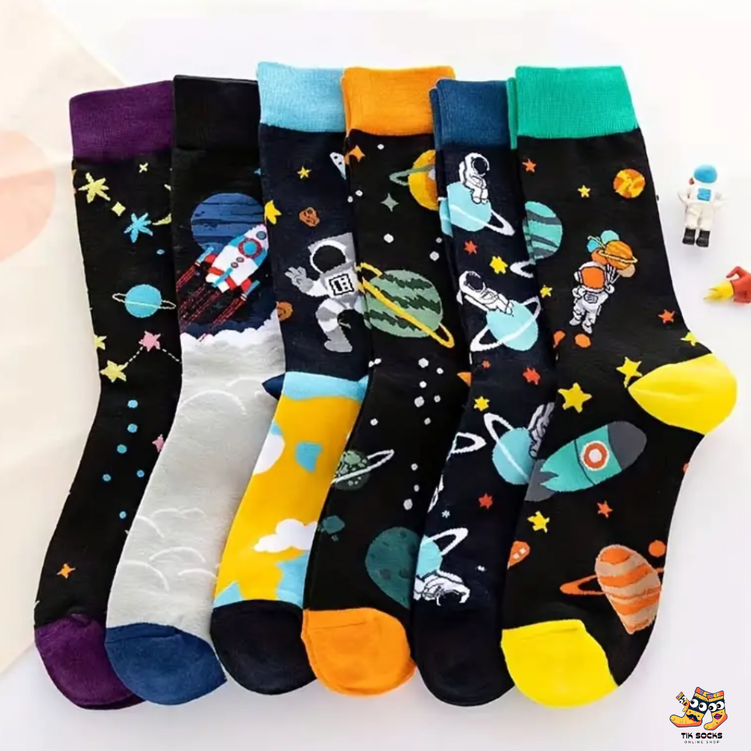 TikSocks|Fun Socks-Planet Socks
