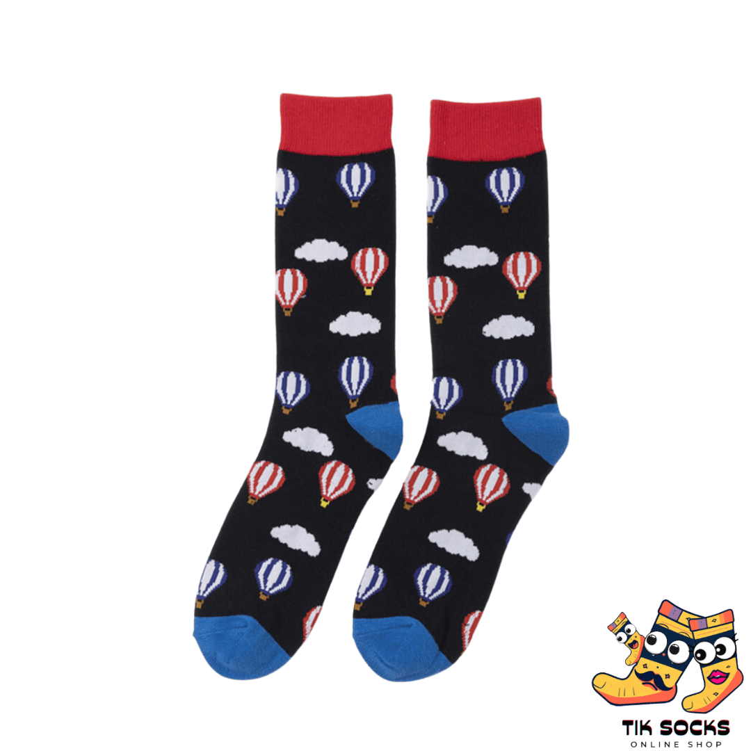 Elevate your sock game with these playful balloon-themed socks for men and women, adding a touch of whimsy to your wardrobe