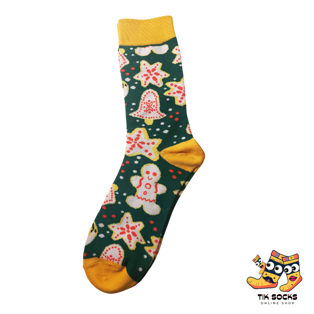 TikSocks|Fun Socks Gingerbread Socks