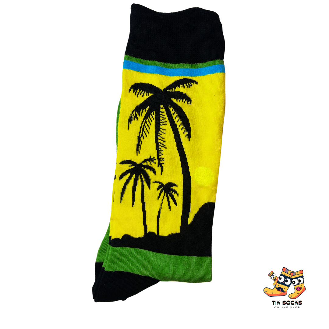 TikSocks|Fun Socks-Palm Tree Socks
