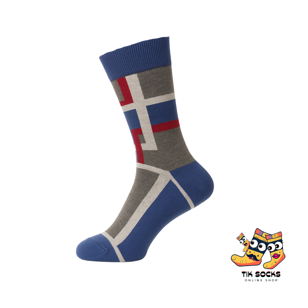 Sustainable Plaid Bamboo Socks