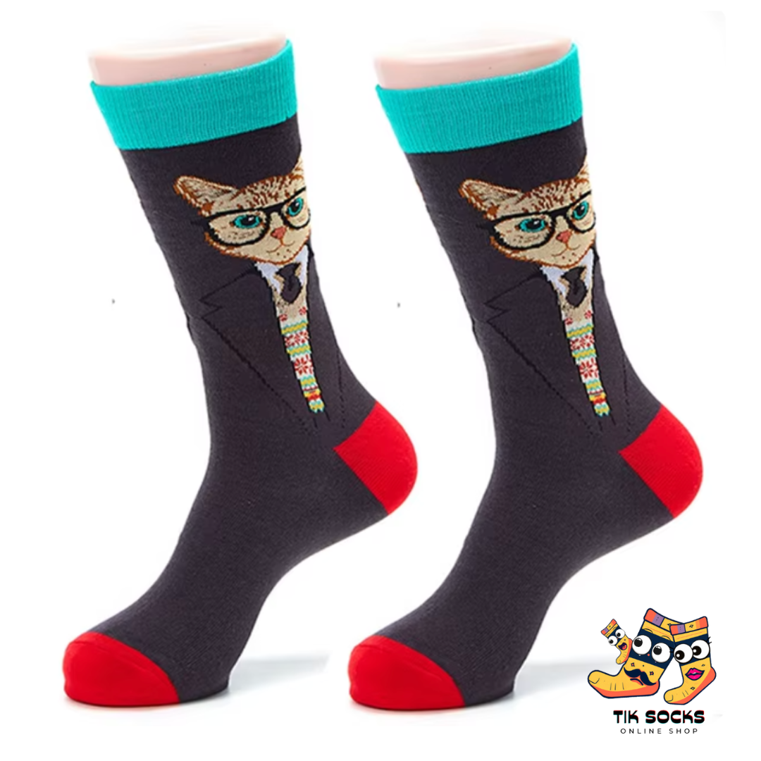 TikSocks|Fun Socks-Cartoon Cat Socks