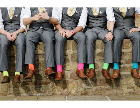 The Trend of Matching Socks for Bride and Groom