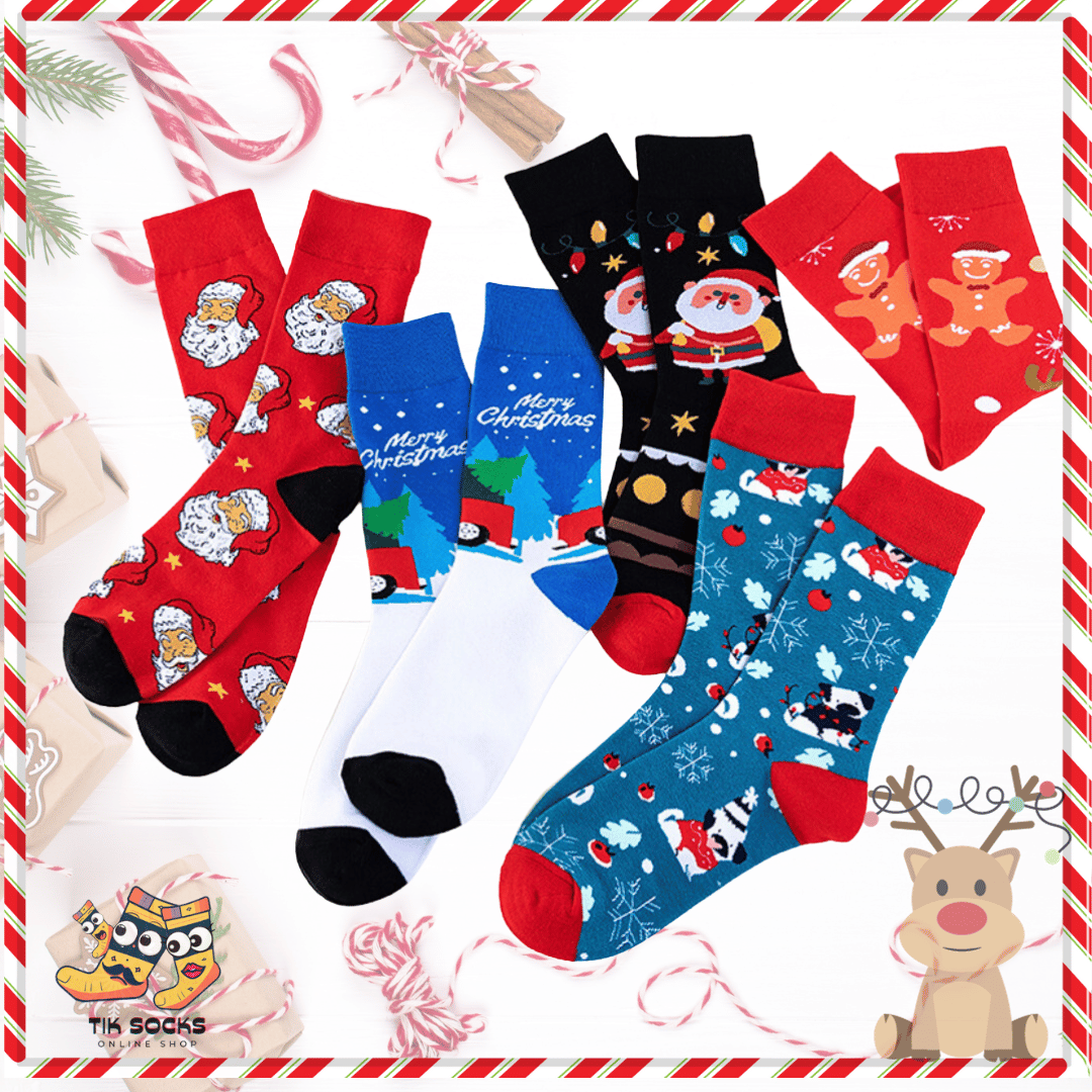 Merry Christmas socks collection