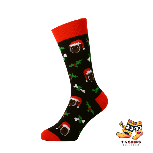 TikSocks|Christmas Socks-Christmas French Bulldog Socks