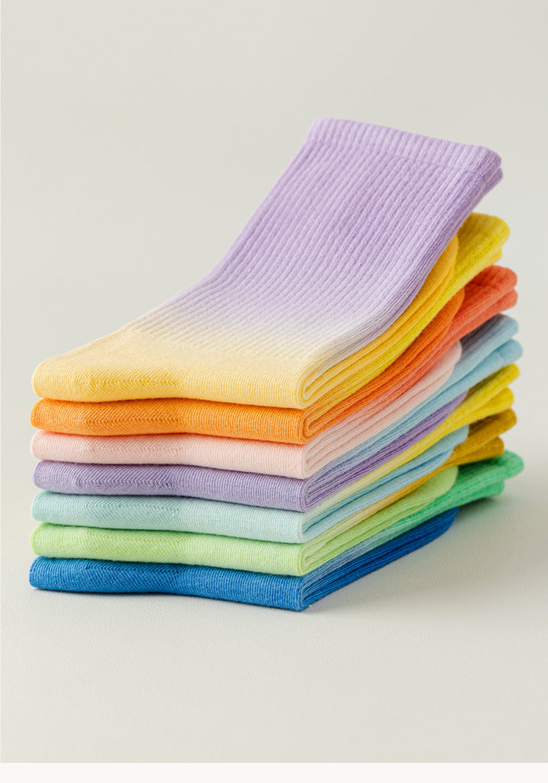 TikSocks|Fun Socks-Ombre Socks blue green