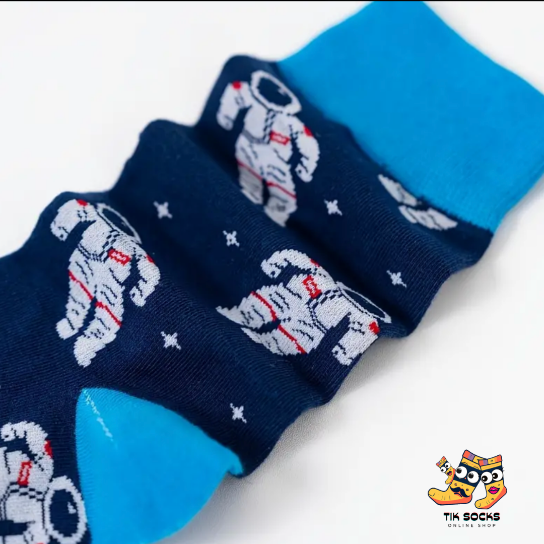 TikSocks|Fun Socks-Spaceman Socks III