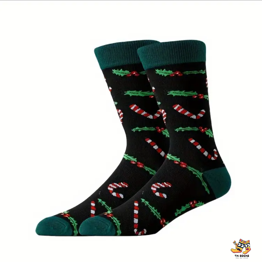 TikSocks|Christmas Socks-Christmas Cane Socks 2