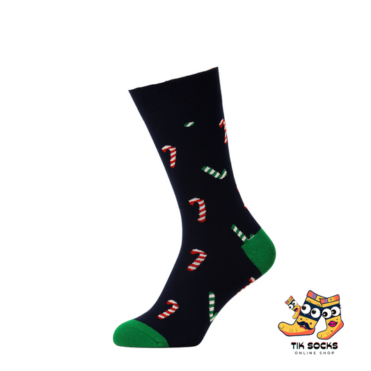 TikSocks|Christmas Socks-Christmas Cane Socks
