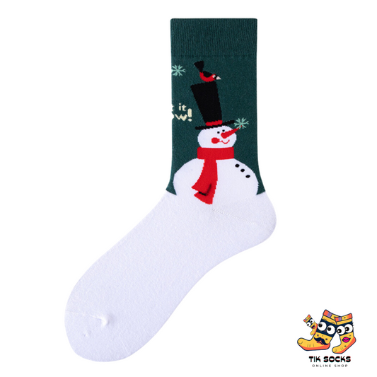 TikSocks|Christmas Socks-Snowman III