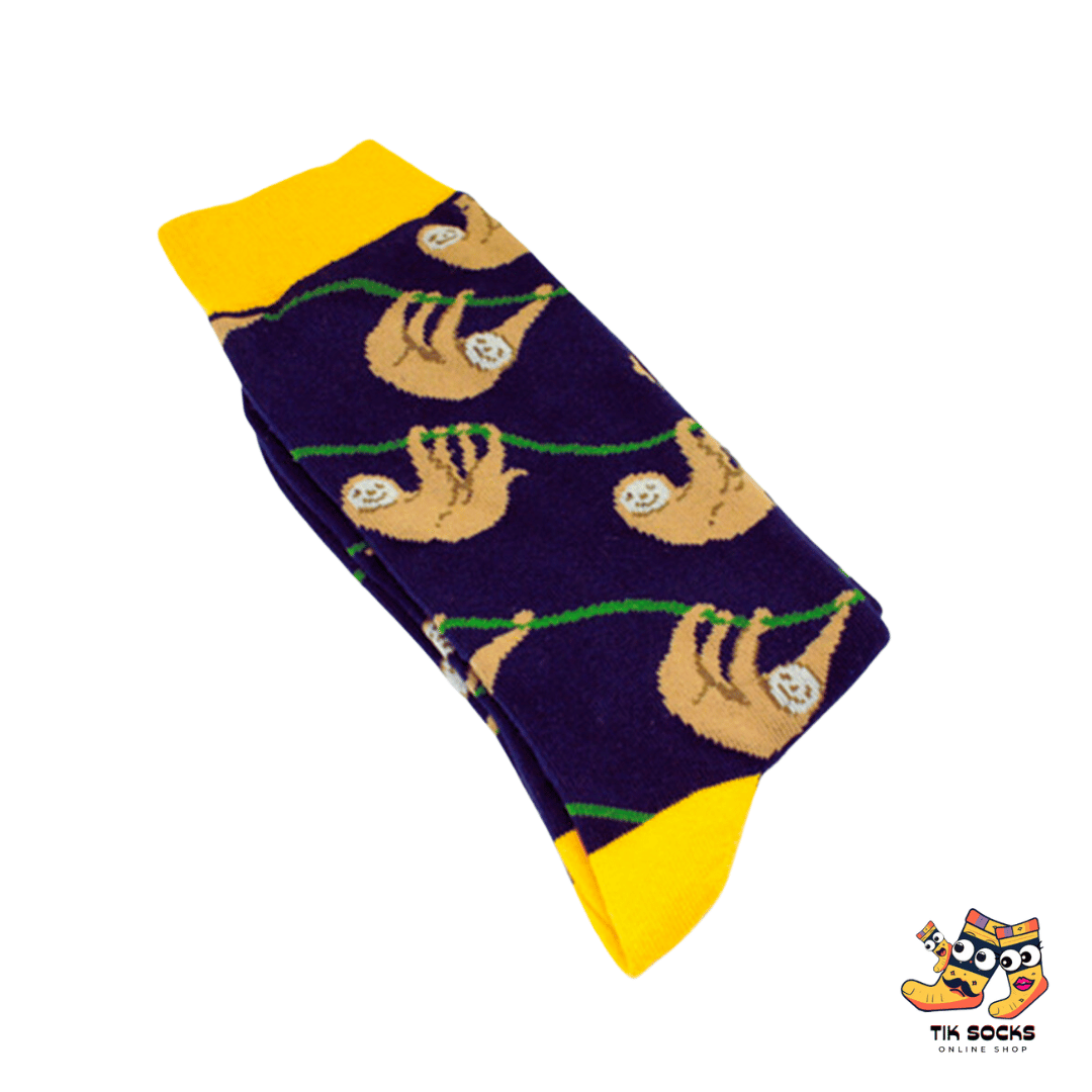 TikSocks|Fun Socks-Floth Black Socks