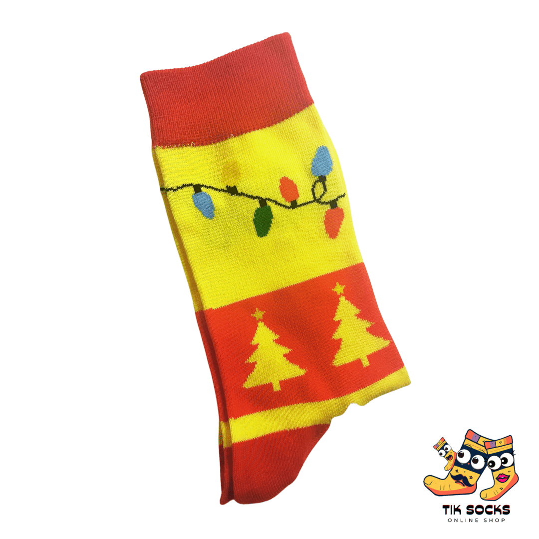 TikSocks|Christmas Socks- Christmas Lights Socks