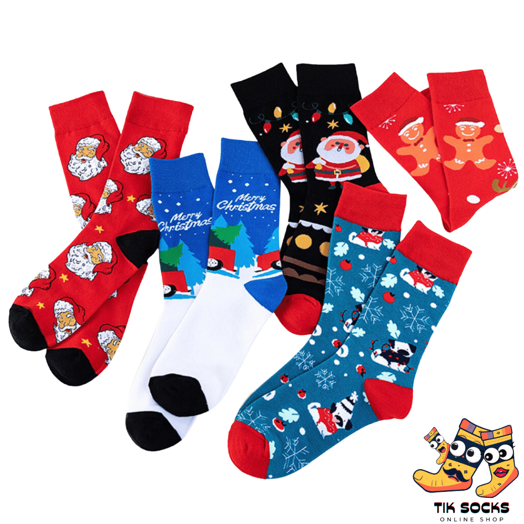 Step into the enchanting world of Christmas with our Merry Christmas Socks collection!