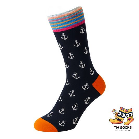 TikSocks|Fun Socks-Sail Anchor Socks