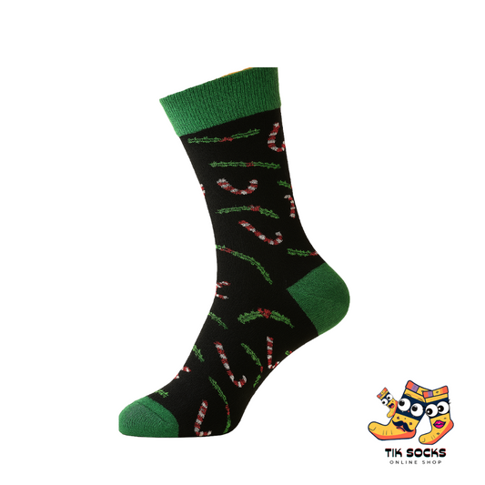 TikSocks|Christmas Socks-Christmas Candy Cane Socks
