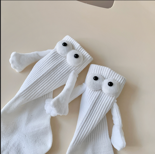 TikSocks|Fun Socks-Mid-calf Socks With 3D Magnetic Hand Holding