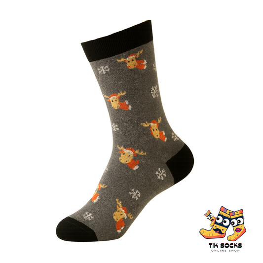 TikSocks|Fun Socks-Reindeer Christmas Socks