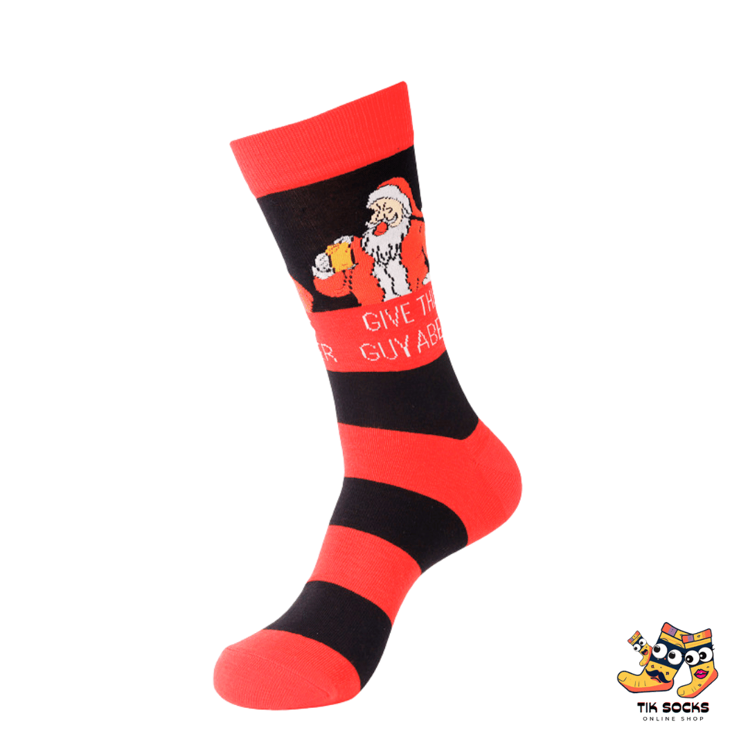 TikSocks|Christmas Socks-Holiday Cheer Santa Socks