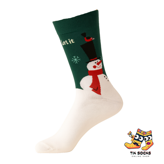TikSocks|Christmas Socks-Snowman III